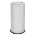 gettacarte con coperchio basculante in acciaio inox lucido