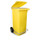 PATTUMIERA 120 LT   plastica gialla