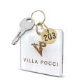 portachiavi hotel plex quadrato personalizzato