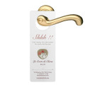 cartellino maniglia personalizzabile hotel