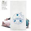 sacco biancheria ecologico in carta riciclabile