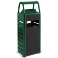 POSACENERE GETTACARTE 29 LT   verde e grigio