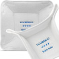 CESTINO SET CORTESIA   in cotone bianco