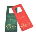 CARTELLINO MANIGLIA   in ecopelle personalizzabile