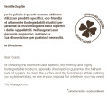 cartellino asciugamani da lavare hotel