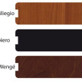 CARRELLO GUERIDON   legno e acciaio cromato