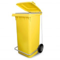 PATTUMIERA 120 LT   plastica gialla
