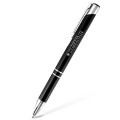 penna lusso metallo personalizzata nera