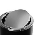 GETTACARTE BASCULANTE  nero coperchio inox