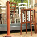 POSACENERE A COLONNA   metallo corten
