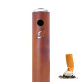 POSACENERE A COLONNA   metallo corten