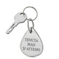 portachiavi goccia piatta personalizzabile