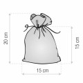 sacchetto organza dorato
