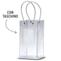 wine bag con portabiglietti