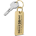 portachiavi ottone dorato personalizzabile