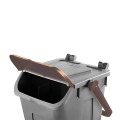 pattumiera impilabile 25 lt marrone