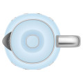 mini bollitore azzurro lucido alto