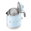 mini bollitore azzurro lucido aperto