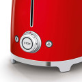 tostapane 2x2 rosso lucido dettaglio