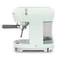 macchina caffe espresso manuale verde lucido laterale