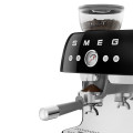 macchina caffe con macinacaffe nero lucido dettaglio