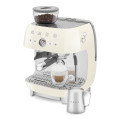 macchina caffe con macinacaffe panna lucido uso