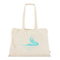 borsa shopper personalizzabile con chiusura con coulisse petrea