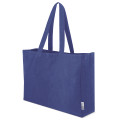 borsa da piscina blu scuro con logo