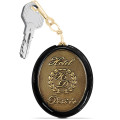 portachiavi ottone medaglione lusso