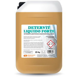 Detergente alcalino liquido concentrato per il lavaggio meccanico delle stoviglie acque dure e molto dure
