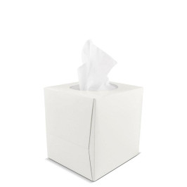 veline cosmetiche hotel astuccio cubo bianco