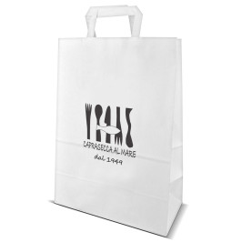 SHOPPER CARTA BIANCA   32x13x41 cm personalizzabile