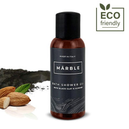 produzione cosmetico hotel argilla nera set cortesia
