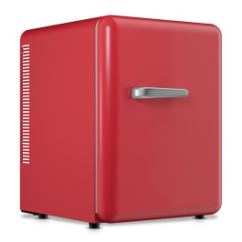 minibar rosso per hotel modello vintage di design
