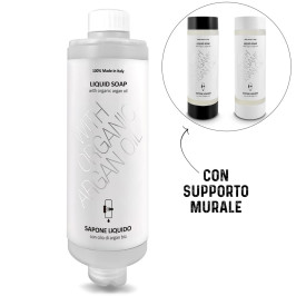 sapone liquido in dispenser per hotel press wash ricaricabile