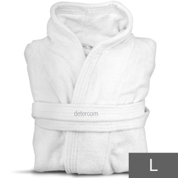 accappatoio hotel spa velour bianco L