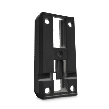supporto per dispenser invisibile nero hotel modello check-in 