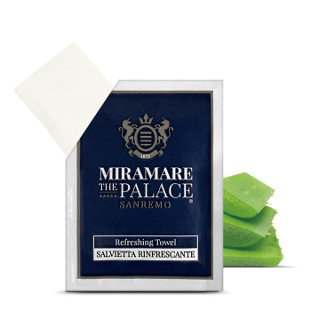 salvietta aloe bustina personalizzata