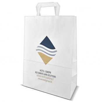 SHOPPER CARTA BIANCA   26x13x33 cm personalizzabile