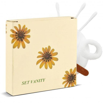 SET VANITY   astuccio quadrato stampato