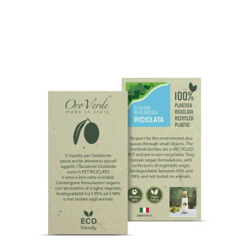 foglietto illustrativo flaconcini eco-friendly