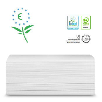 asciugamani intercalati ecolabel compatti economic