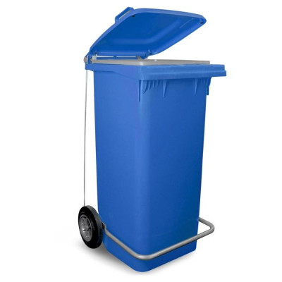 PATTUMIERA 120 LT   plastica blu