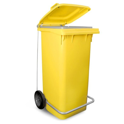 PATTUMIERA 120 LT   plastica gialla