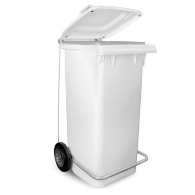 PATTUMIERA 120 LT   plastica bianca