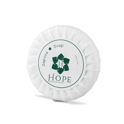 sapone-plissè-hotel-personalizzabile
