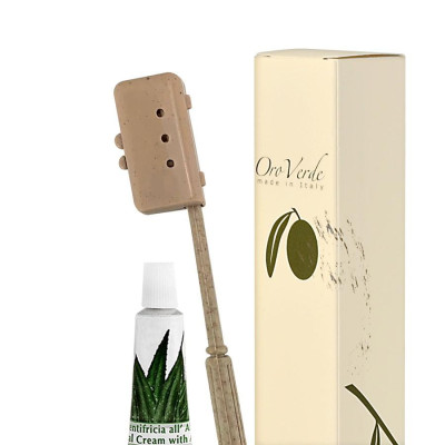 Set igiene orale bio astuccio cartone oroverde