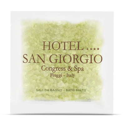 sali da bagno bustina personalizzata