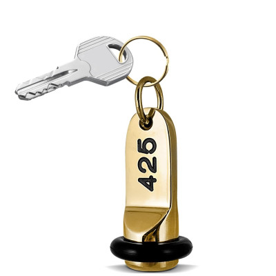 portachiavi personalizzabile ottone lusso piccolo