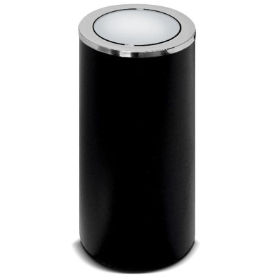 GETTACARTE BASCULANTE  nero coperchio inox